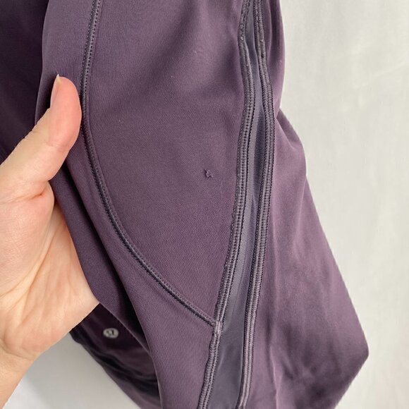 Lululemon Pace Perfect Crop (17") Boysenberry Size 4 - Picture 8 of 9